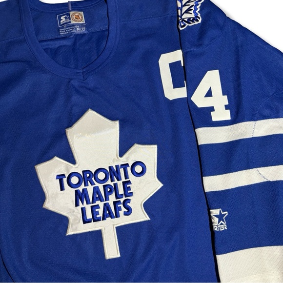 Vintage 90s Starter Toronto Maple Leafs Hockey Jersey - Picture 3 of 5